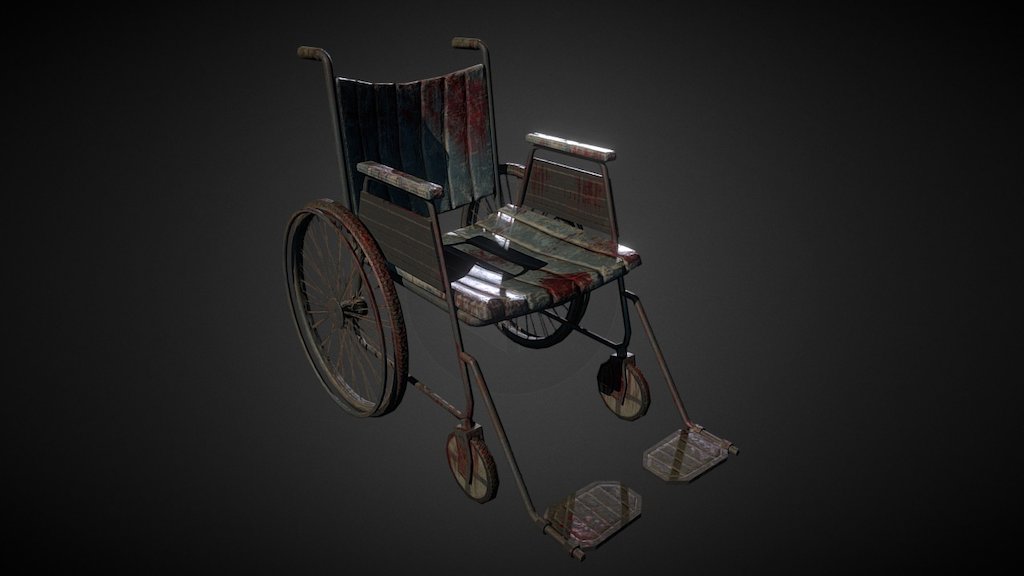 Bloody horror wheelchair