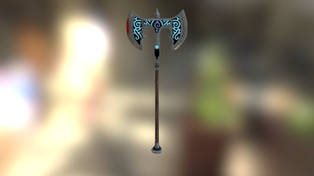 Battle axe (from skyrim) 3D Model