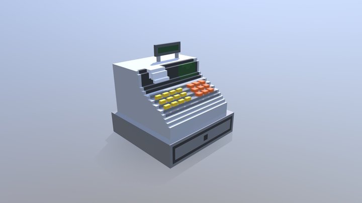 Cash Register 3D Model