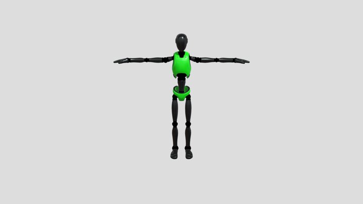 ARKit Biped Robot 3D Model
