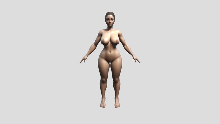 Curvy Woman 3D Model