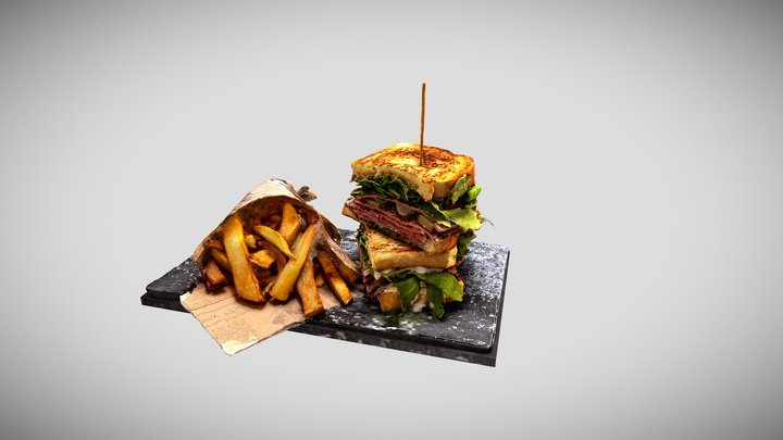 Hamburguesa 3D Model