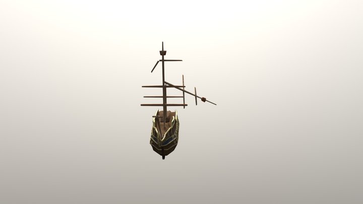 Ship front 3D Model