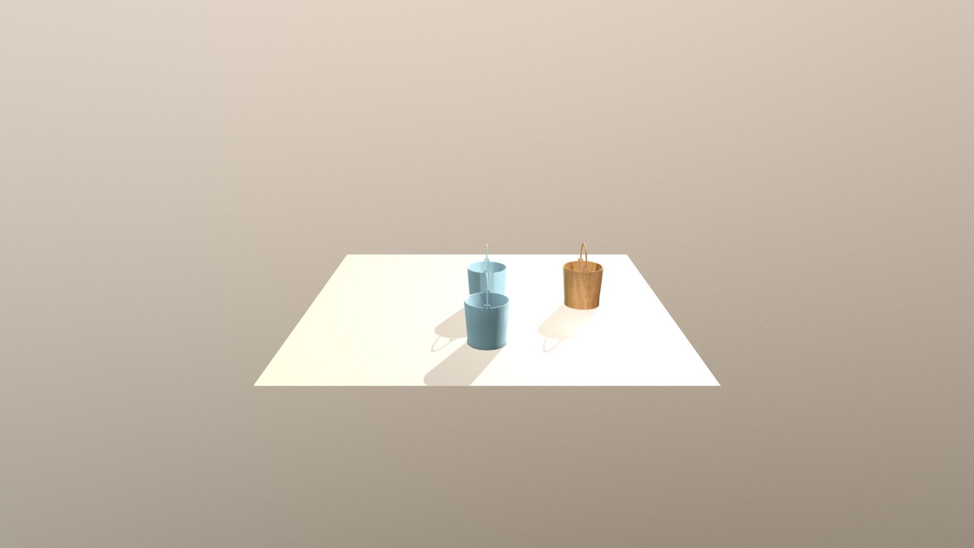 Bucket-wooden