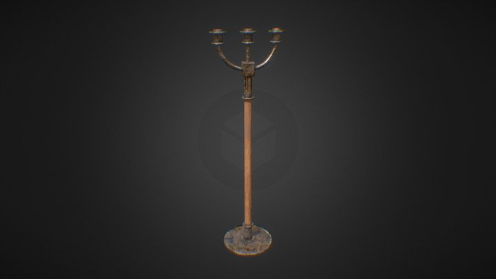 Candle Holder Low – Modello 3D gratuito STL