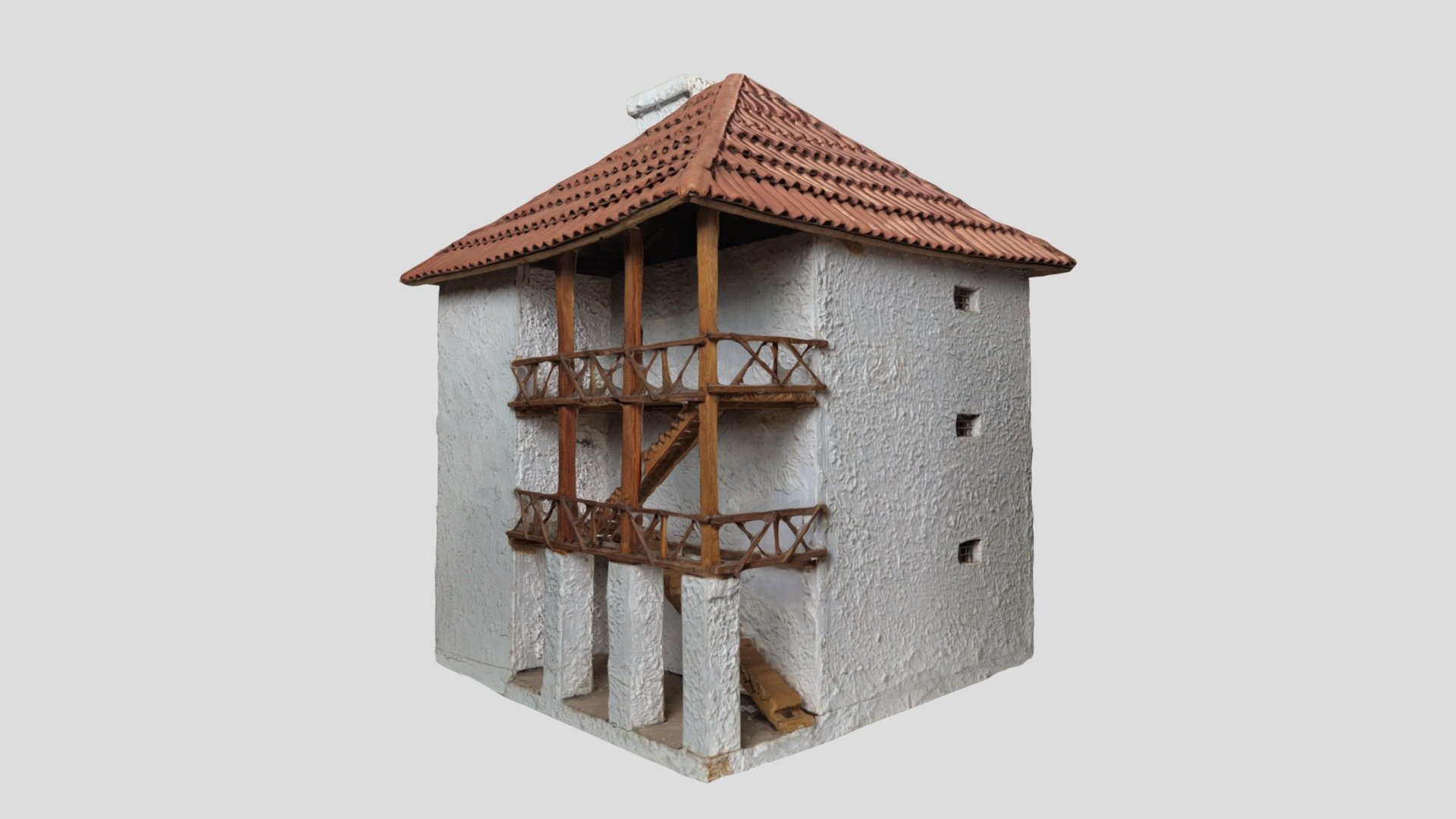Гургусовачка кула, макета - 3D model by Zavičajni muzej Knjaževac ...
