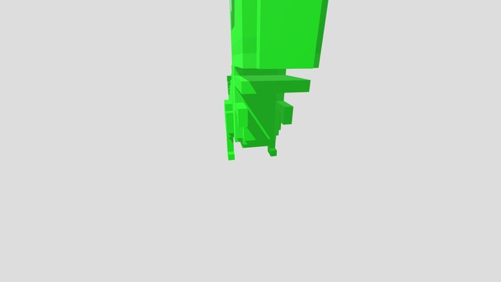 Dino3d model Voxel 3D Model