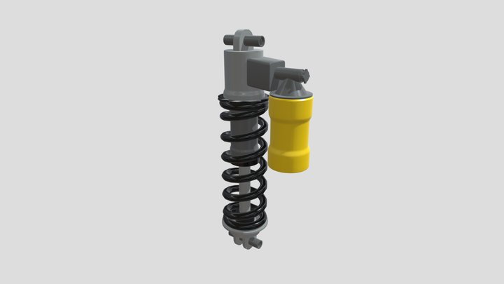 Rear-shock-absorber-motorbike 3D Model