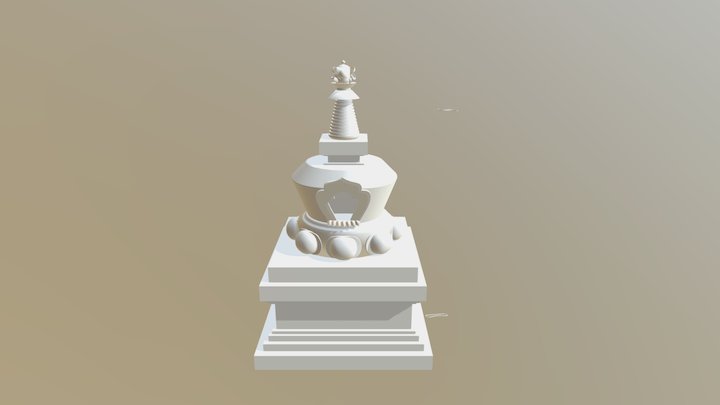Stupa 10 3D Model
