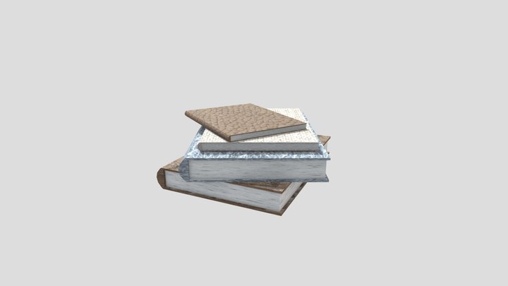 ksiazki mentel 3D Model