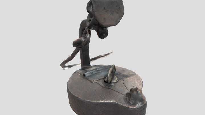 Geschlossener Frosch 3D Model