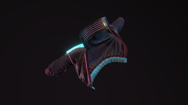 CyberPunk Jakcet 3D Model
