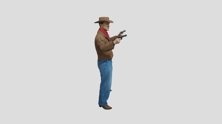 Cowboy by Tripo – Kostenloses 3D-Modell STL