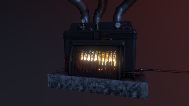 Gravity Furnace 3D Model