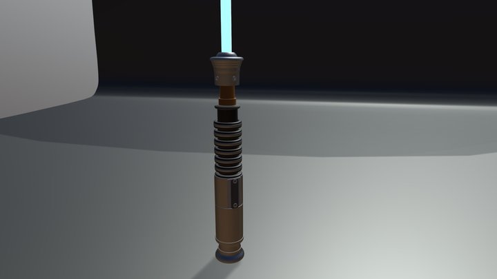 Lightsaber - Flipped Normals 3D Model