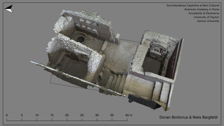 Roman cemetery on the Via Ostiense: Section III 3D Model