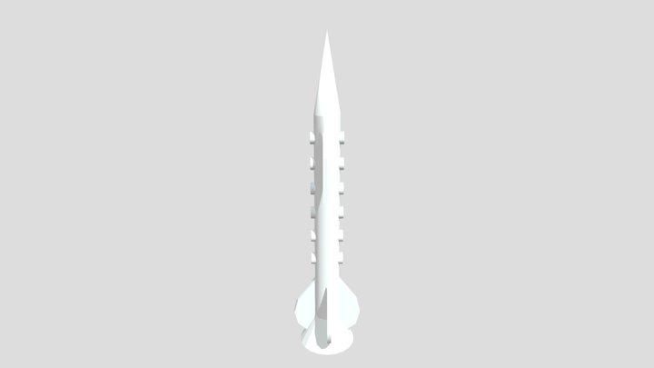 Rocket And Chest 3D Model