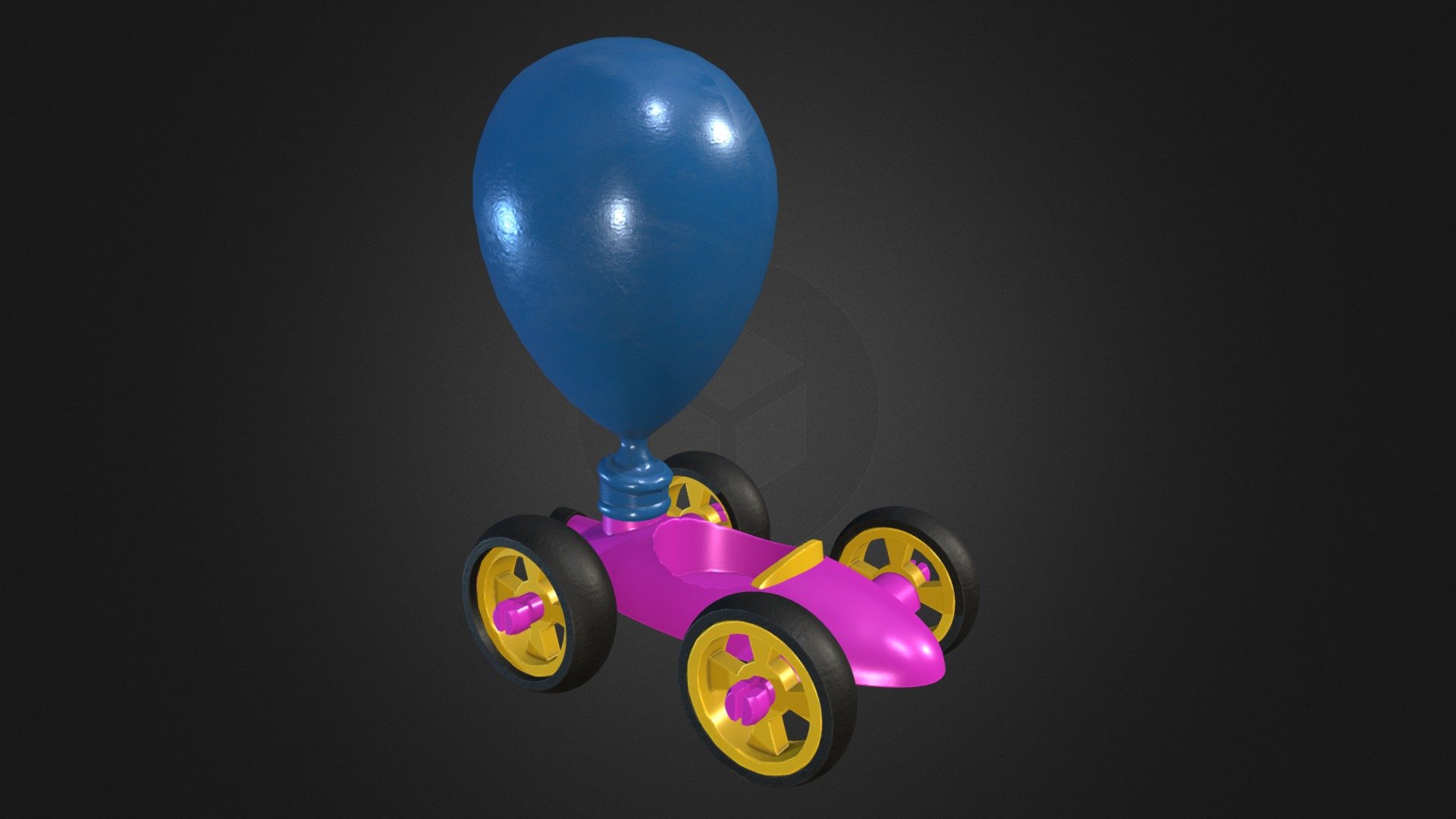 Balloon Toy Car (Commissioned Work)