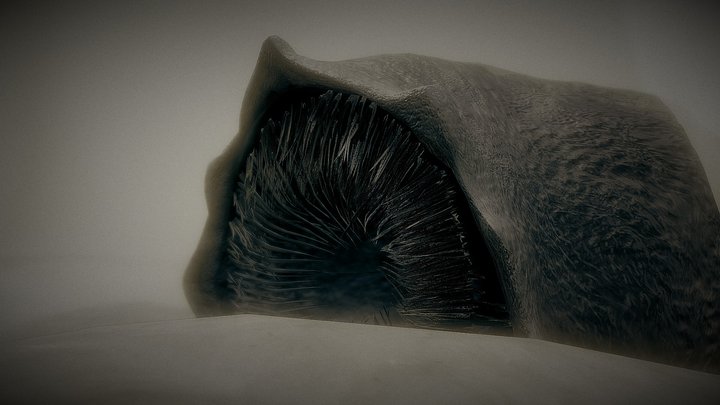 DUNE Arrakis giant Sand worm 3d animation viewer 3D Model