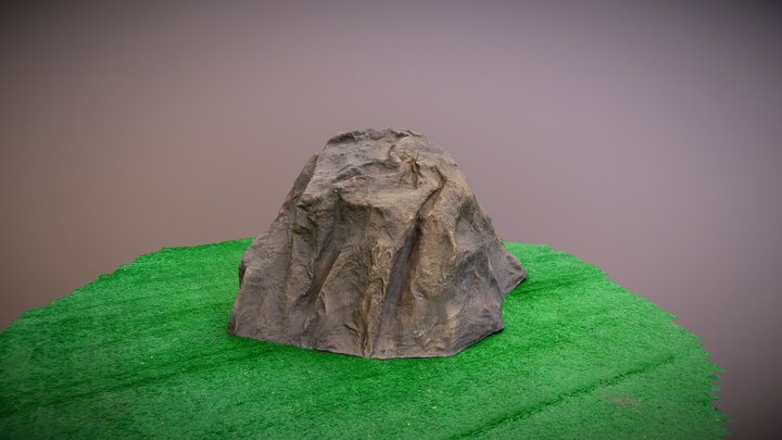 Искусственный камень D60/40 Люкс - коричневый 3D Model