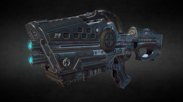 Weapon Concept 3D Model