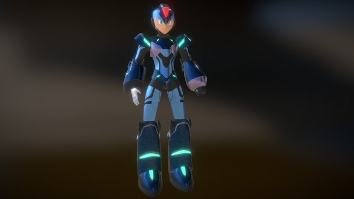 Megaman X Test 3D Model
