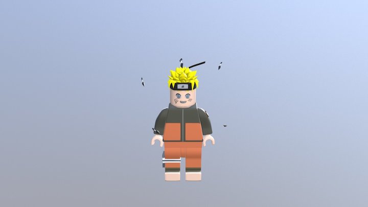Naruto Lego 3D Model