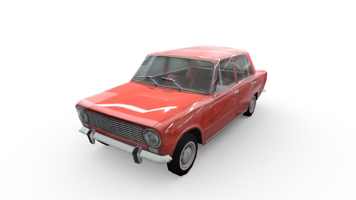 Lada 2101 3D Model