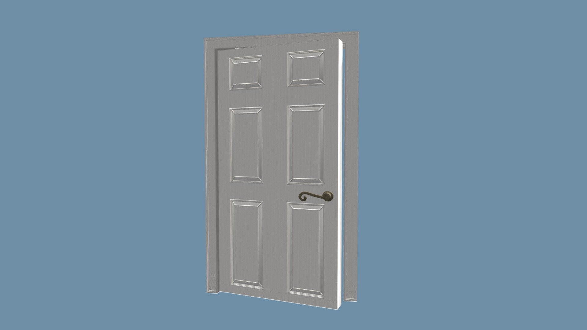 Simple Door - 3D model by Amanda Baker (@abgamedesign) [a6929ea ...