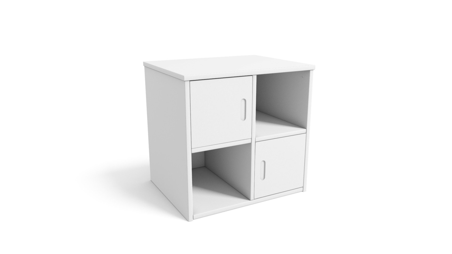 Linus Cupboard, Pine and White