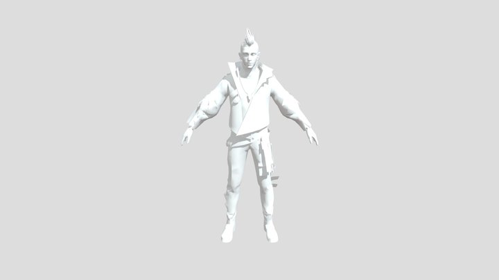Crocodarer-bundle-free-fire-s02-booyah-pass 3D Model