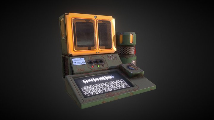 Sylvanias Console Unit. 3D Model