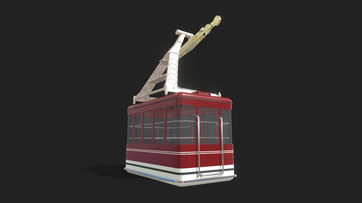 Cablecar 3D Model