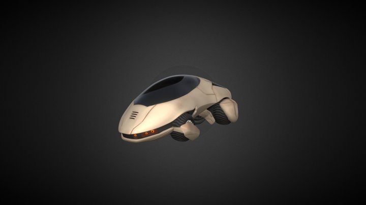 sci-fi car IonStorm 3D Model