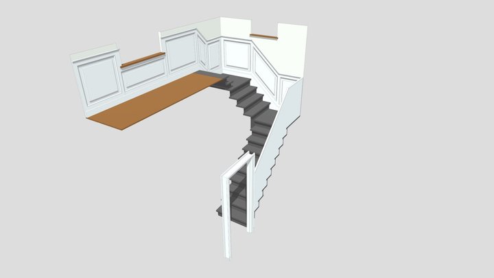 Brian stairs 1 3D Model