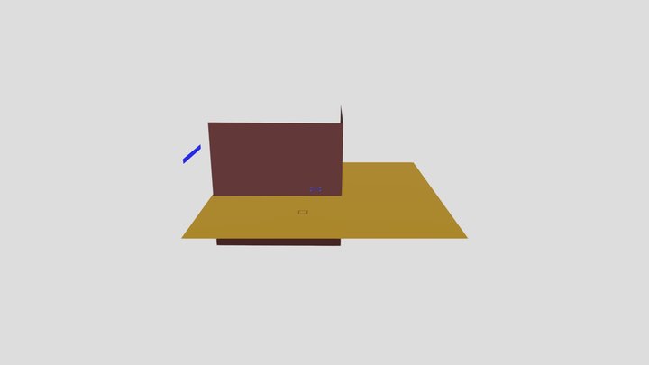 Cubes Sketch Fab 3D Model