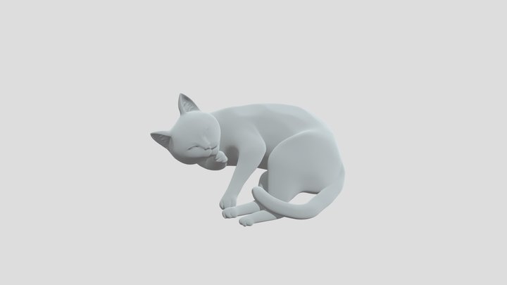 gato 3D Model