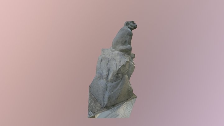 Stone Monkey - Chinese Zodiac 9th 3D Model