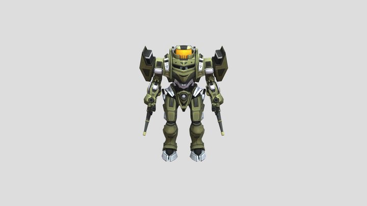Aftermath Elite Pacific rim Rigged rig bone fbx – Kostenloses 3D-Modell STL