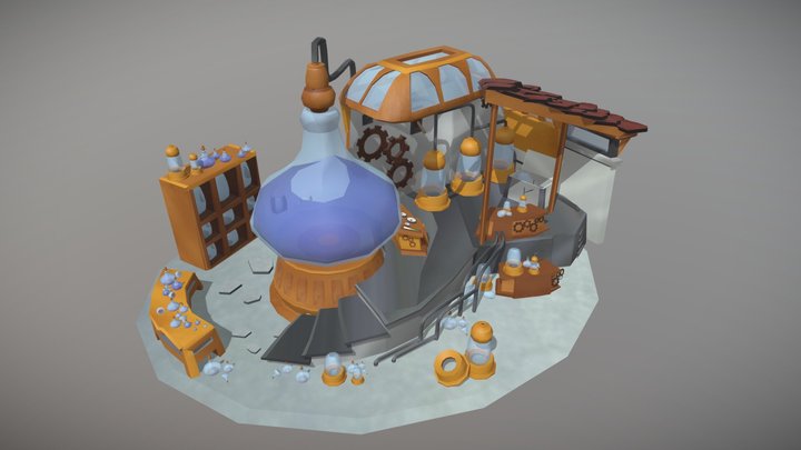 DAE Bazaar | Game Art End Assignment 3D Model