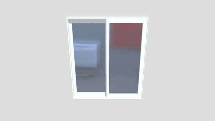 Pro Line Contemporary Sliding Door new 3D Model