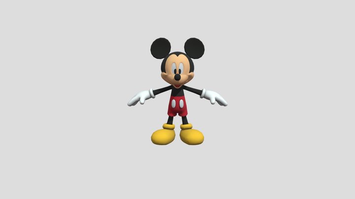 Hip Hop Dancing Mickey Mouse 3D Model
