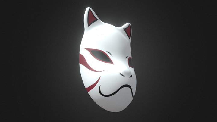 Anbu Kakashi Mask 3D Model