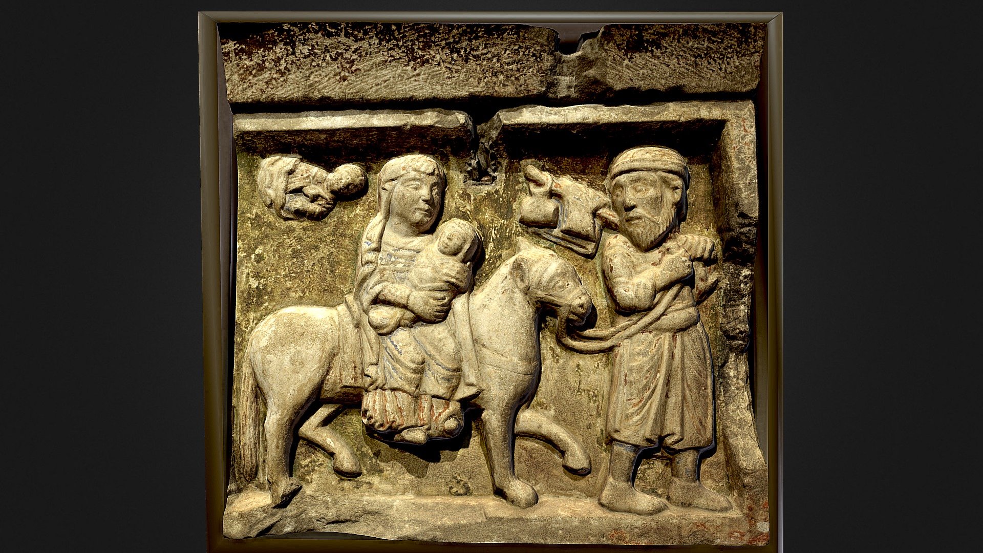 ESCENA DE LA HUIDA A EGIPTO