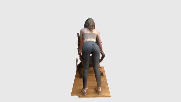 Girl throne 3D Model