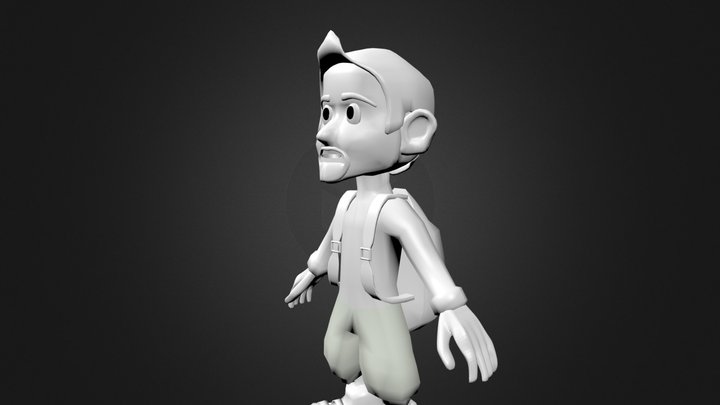 Main Character 3D Model
