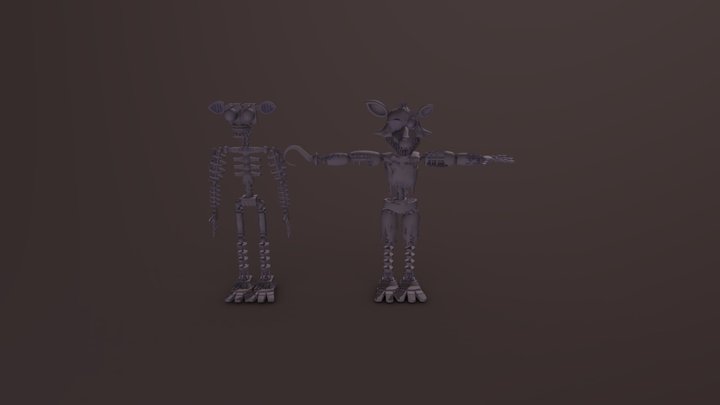 im blue animatronics 3D Model