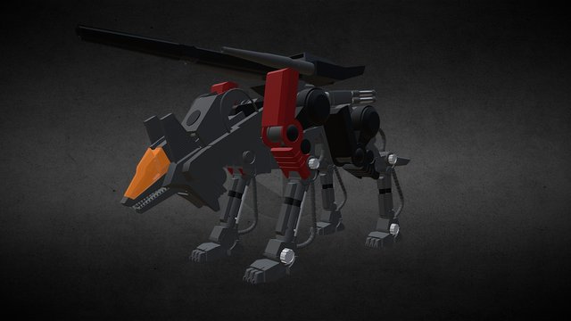 Command Wolf 3D Model