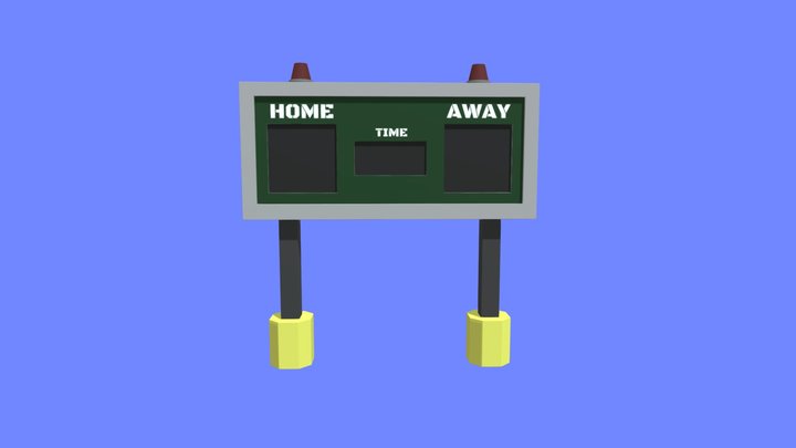 Scoreboard 3D Model