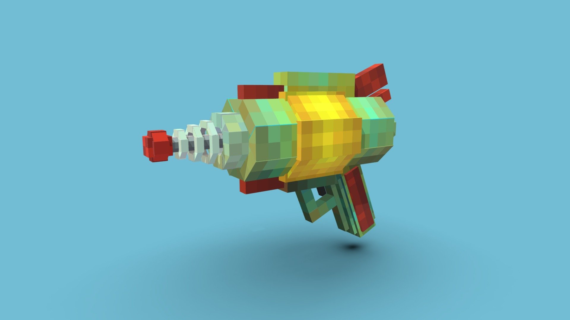Blaster Pistol 3D model by Manning Design (manningdesign) [a69dfb0